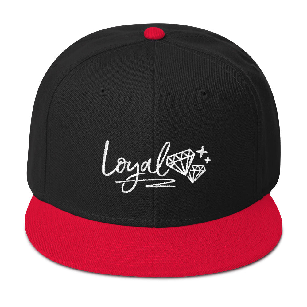 New Loyal Black/Red/White Snapback Hat