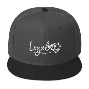 New Loyal Black/Charcoal Gray Snapback Hat
