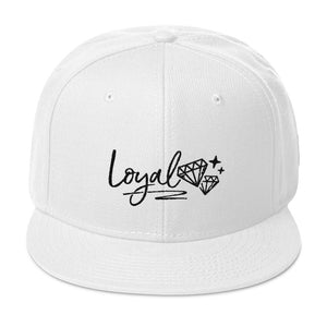 New Loyal White/Black Snapback Hat