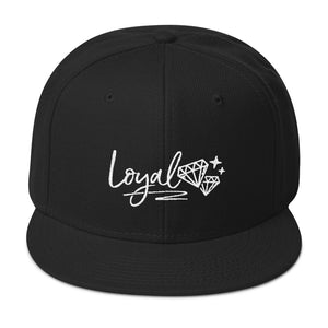 New Loyal Black/White Snapback Hat
