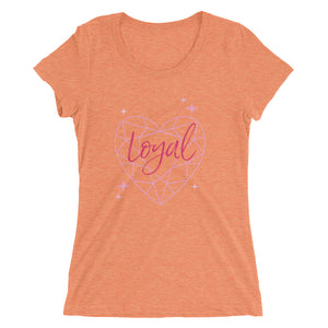 Loyal Diamond Heart  Snug Fit Short Sleeve T-Shirt