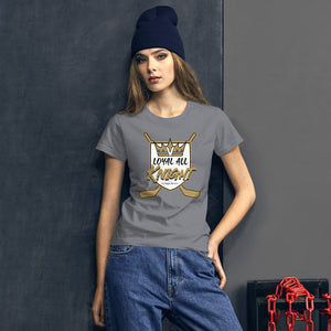 Loyal All Knight Hockey Queen Edition Women's Short Sleeve T-Shirt