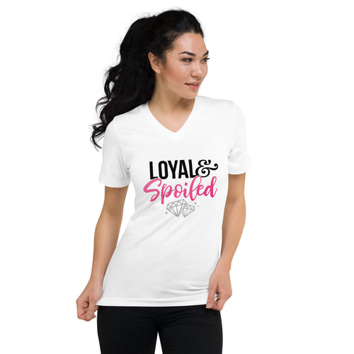 Loyal & Spoiled V-Neck T-Shirt