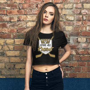 Loyal All Knight Hockey Queen Crop Top ( New!)