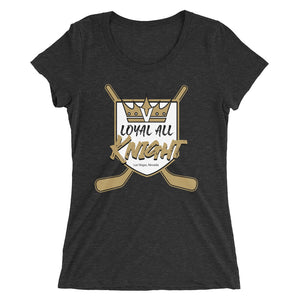 Loyal All Knight Hockey Queen Snug Fit T-Shirt